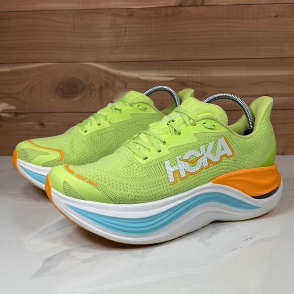 Hoka Women's Lime Green Running Shoes - Picture 2 of 16
